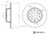 Купить Диск тормозов. задн. VW T-ROC Seat Leon, Skoda Karoq, Volkswagen T-Roc BLUE PRINT adbp430012 (фото3) подбор по VIN коду, цена 1351 грн.