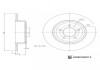 Купить LANCIA Диск гальмівний задн. THEMA 3.0 D 11- BLUE PRINT adbp430015 (фото3) подбор по VIN коду, цена 1674 грн.