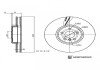 Купить BMW Гальмівний диск передній лівий 3 (G20, G80, G28) 18-, X3 (G01, F97) sDrive 18 d 18-20 BMW G11, G30, X3, X5, G15, G20, G14, G21, G16 BLUE PRINT adbp430020 (фото3) подбор по VIN коду, цена 3752 грн.