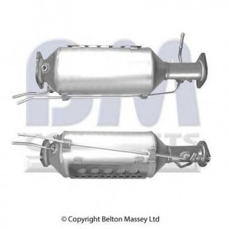 Фільтр сажовий Ford Focus/Mondeo 2.0 TDCi 04-15 (Euro 4) Ford Mondeo, Galaxy, S-Max, Focus, C-Max, Volvo S40, V50, C30, V70, C70, S80 BM CATALYSTS bm11023