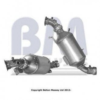 Купити Фільтр сажевий VW Crafter 2.5 TDI 06-13 (Euro 4) Volkswagen Crafter BM CATALYSTS bm11029p (фото1) підбір по VIN коду, ціна 22719 грн.