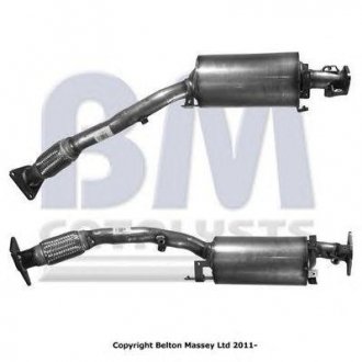 Купити Фільтр сажевий Nissan Qashqai/Renault Koleos 2.0 dCi 07- (Euro 4) Nissan Qashqai, Renault Koleos BM CATALYSTS bm11061 (фото1) підбір по VIN коду, ціна 10478 грн.