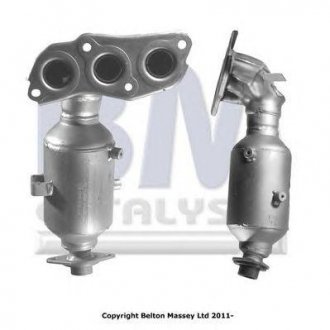 Каталізатор вихлопної системи Citroen C1/Peugeot 107 1.0 05-14 BM CATALYSTS bm91263h