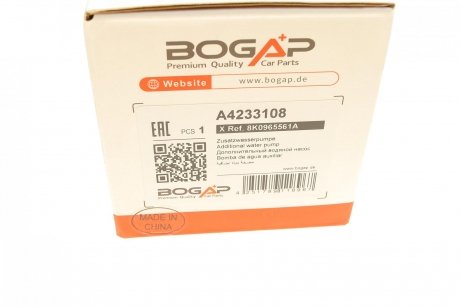 Насос системы охлаждения (дополнительный) BOGAP a4233108