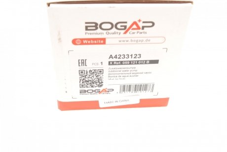 Электрический насос системы охлаждения (дополнительный) BOGAP a4233123