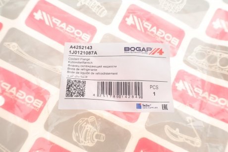 Фланець системи охолодження VW Bora/ Golf IV 98 05 BOGAP a4252143