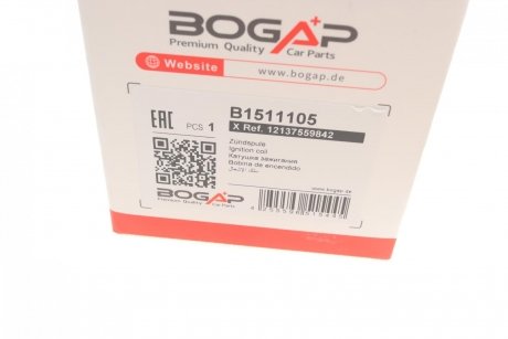 Катушка зажигания BOGAP b1511105