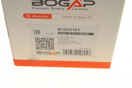Купить Насос топливный BMW E36 BOGAP b1622101 (фото1) подбор по VIN коду, цена 2537 грн.