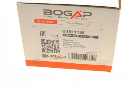 Опора двигателя BOGAP b1911126