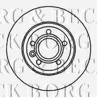 - Диск Тормозной (2 шт) BORG & BECK bbd4214