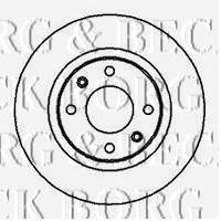 - Диск Гальмівний (2 шт) BORG & BECK bbd4245
