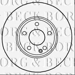 Тормозные диски BORG & BECK bbd5268