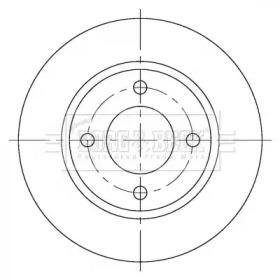 Тормозные диски BORG & BECK bbd5376