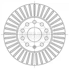 Гальмівні диски BORG & BECK bbd5393