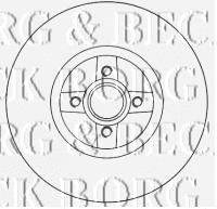Купить Тормозные диски с подшипником Renault Grand Scenic BORG & BECK bbd5794s (фото1) подбор по VIN коду, цена 2234 грн.