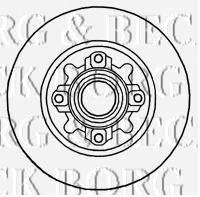 Тормозные диски с подшипником BORG & BECK bbd5841s