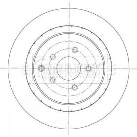 Гальмівні диски BORG & BECK bbd6094s