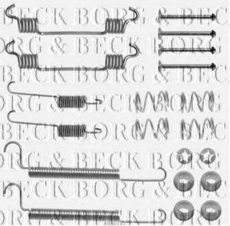 Ремкомплект гальмівних колодок Opel Astra, Vectra, Zafira BORG & BECK bbk6133