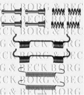 Ремкомплект тормозных колодок BMW F20, E90, E46, E82, F30, E92, E93, E81, E88, F32, E87 BORG & BECK bbk6136