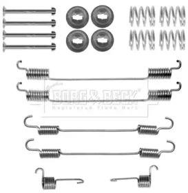 Ремкомплект гальмівних колодок BORG & BECK bbk6238