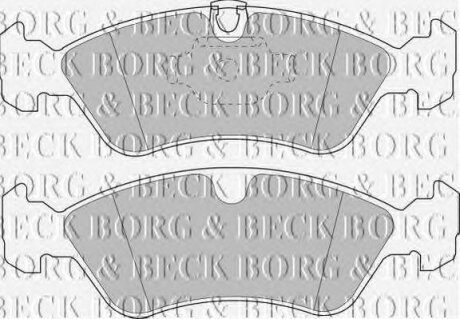 - Гальмівні колодки до дисків BORG & BECK bbp1474