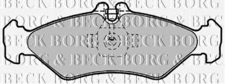 - Гальмівні колодки до дисків BORG & BECK bbp1491