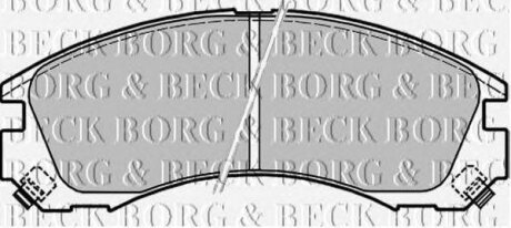 - Гальмівні колодки до дисків BORG & BECK bbp1565