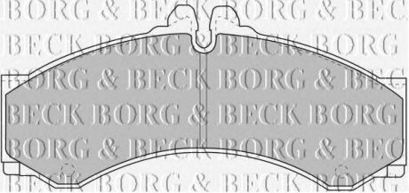 - Гальмівні колодки до дисків BORG & BECK bbp1589
