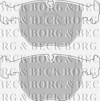 Тормозные колодки дисковые BORG & BECK bbp1595