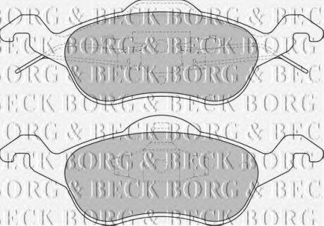 - Гальмівні колодки до дисків BORG & BECK bbp1602