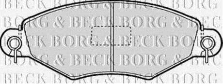 - Гальмівні колодки до дисків BORG & BECK bbp1623