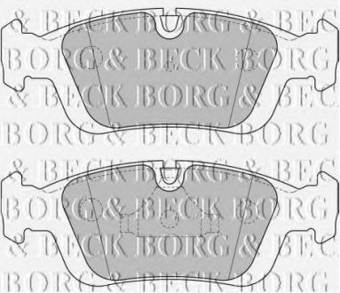 Тормозные колодки BORG & BECK bbp1627