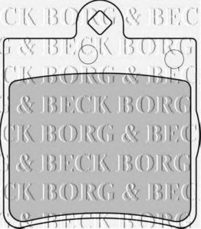 Тормозные колодки BORG & BECK bbp1669