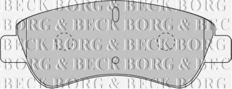 Тормозные колодки дисковые BORG & BECK bbp1703