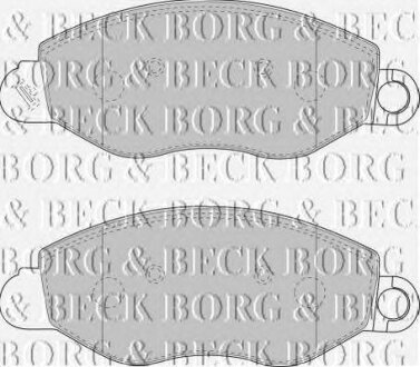 - Гальмівні колодки до дисків BORG & BECK bbp1714