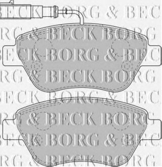 - Гальмівні колодки до дисків BORG & BECK bbp1716