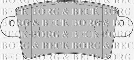 Тормозные колодки BORG & BECK bbp1773