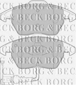 - Гальмівні колодки до дисків BORG & BECK bbp1876