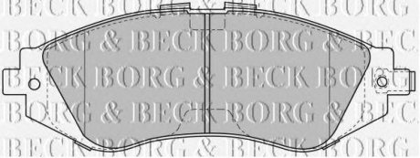 ГАЛЬМІВНІ КОЛОДКИ BORG & BECK bbp1881