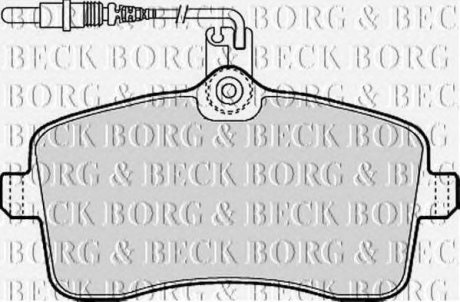 ГАЛЬМІВНІ КОЛОДКИ ДИСКОВІ BORG & BECK bbp1897