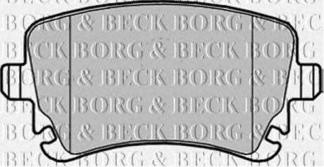 Тормозные колодки BORG & BECK bbp1930