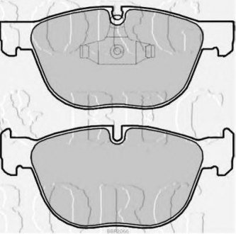 Тормозные колодки дисковые BORG & BECK bbp2066