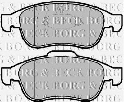 Тормозные колодки BORG & BECK bbp2098