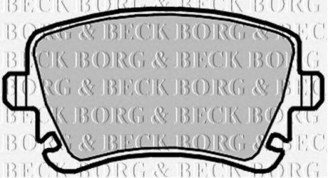 Тормозные колодки дисковые BORG & BECK bbp2139