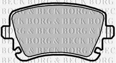 ГАЛЬМІВНІ КОЛОДКИ ДИСКОВІ BORG & BECK bbp2139