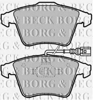 - Гальмівні колодки до дисків BORG & BECK bbp2144