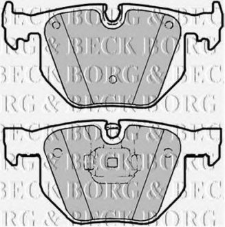 - Тормозные колодки для дисков BORG & BECK bbp2183