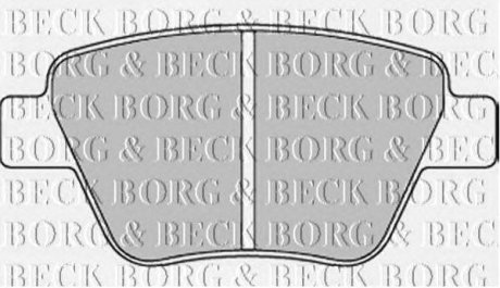 - Тормозные колодки для дисков BORG & BECK bbp2242
