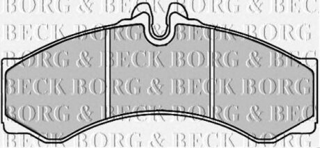 Гальмівні колодки до дисків BORG & BECK bbp2247