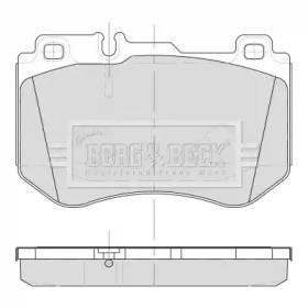 Купить Тормозные колодки дисковые Mercedes W205, S205, C205 BORG & BECK bbp2501 (фото1) подбор по VIN коду, цена 1661 грн.